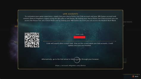 https //account.wbgames.com/device code